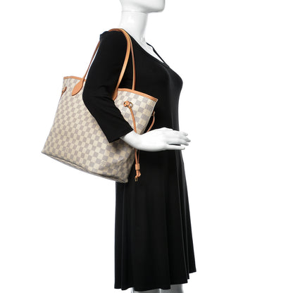 Louis Vuitton Damier Azur Neverfull MM 2 of 10