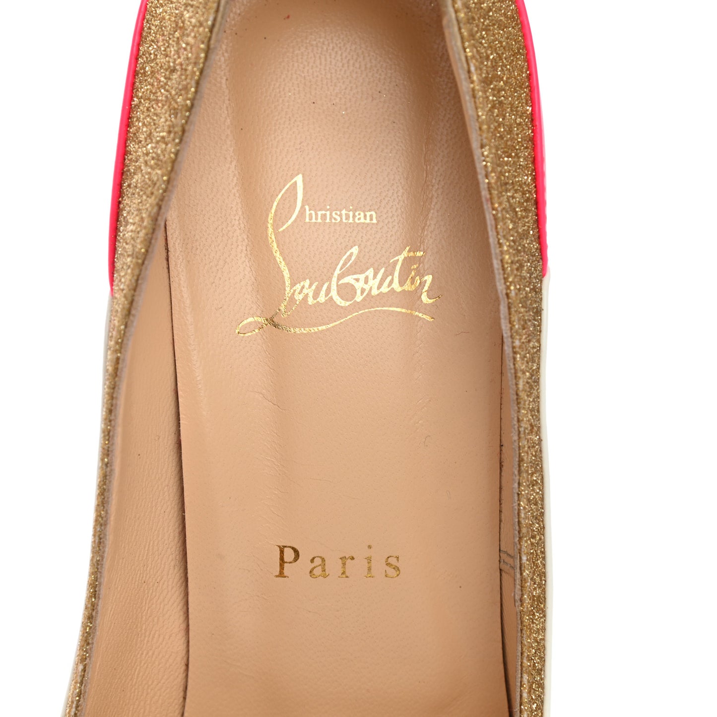 Glitter Patent Fluo Tucsick 100 Pumps 39 White Gold