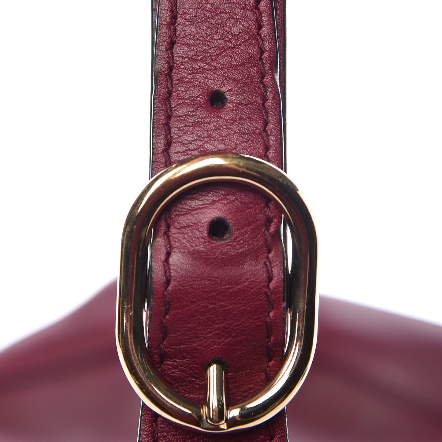 Calfskin Medium Jackie Shoulder Bag Burgundy