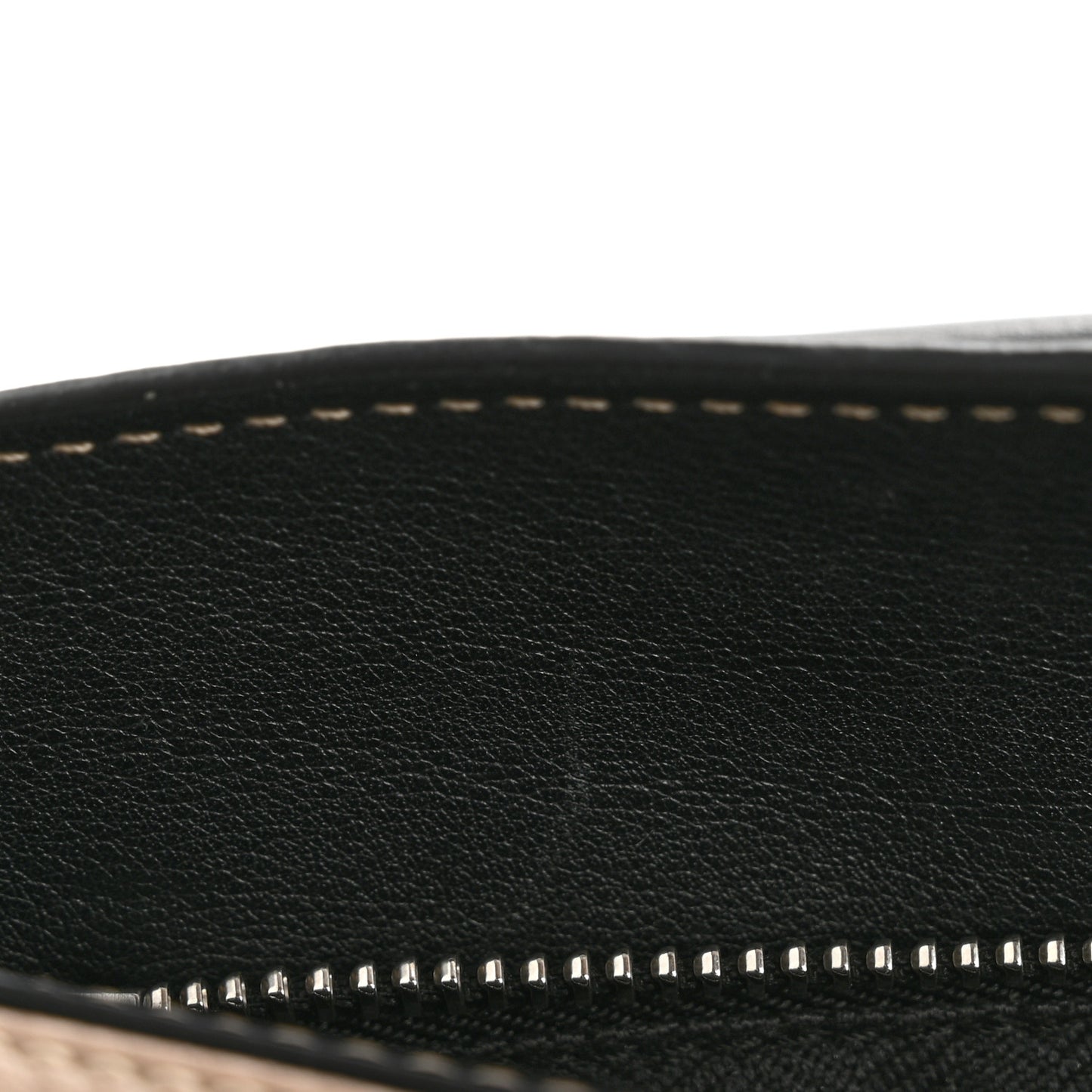 Calfskin Small Puzzle Bag Sand Soft White Black