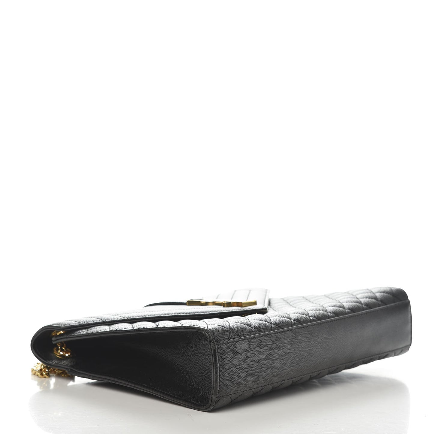Grain De Poudre Large Tri-Quilt Monogram Satchel Black