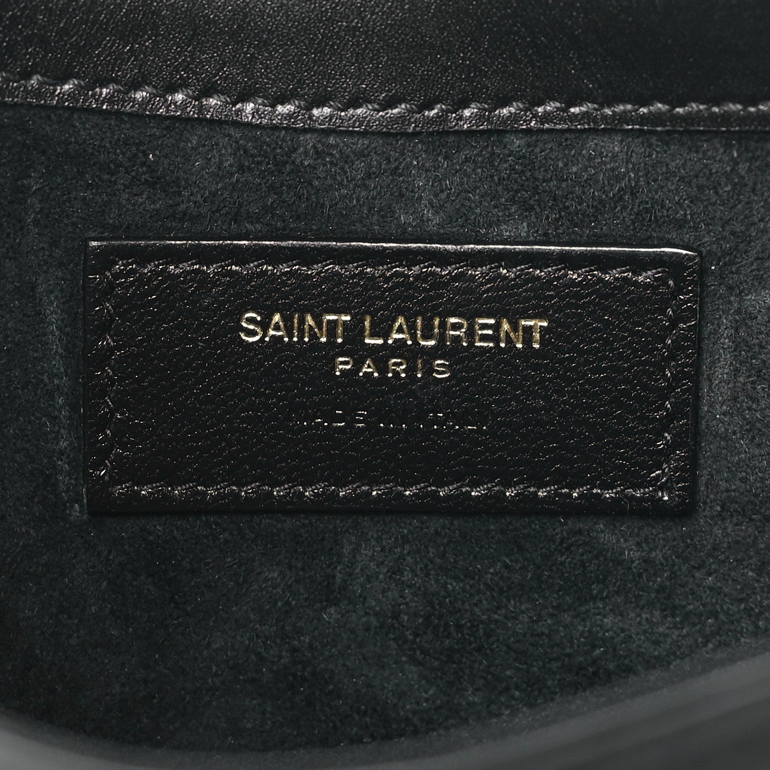 Saint Laurent Smooth Calfskin Le 5 A 7 Mini Hobo Black 6 of 10