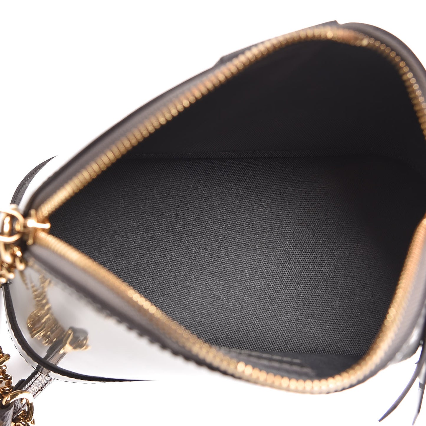 Patent Monogram Miroir Mirror Mini Alma Gris Metal
