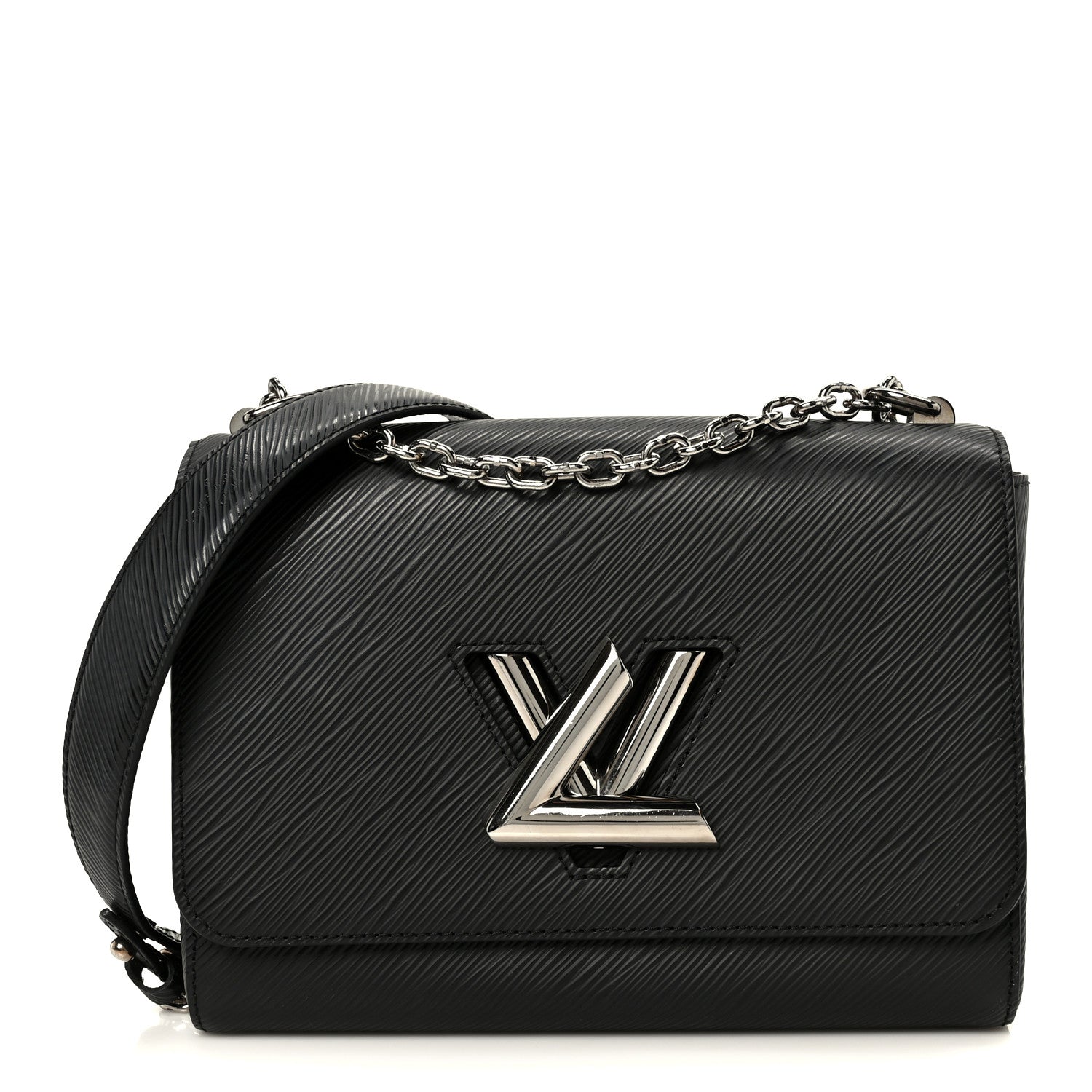 Louis Vuitton Epi Twist Shoulder Bag MM Black 1 of 11