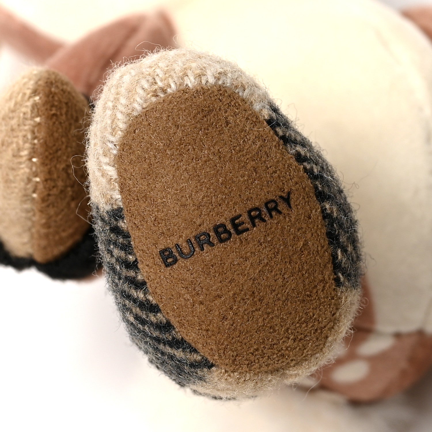 Burberry Cashmere Check Thomas Bear Deer Bag Charm 4 of 4