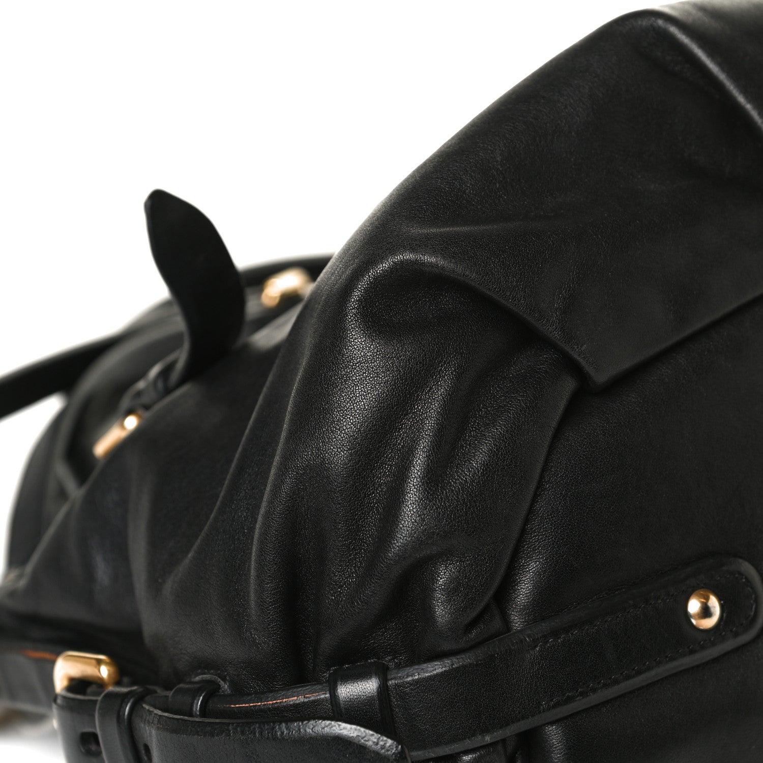 Prada Soft Calf Tote Black 9 of 16