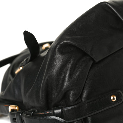Prada Soft Calf Tote Black 9 of 16