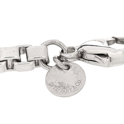 Tiffany Sterling Silver 4mm Venetian Link Bracelet 3 of 3