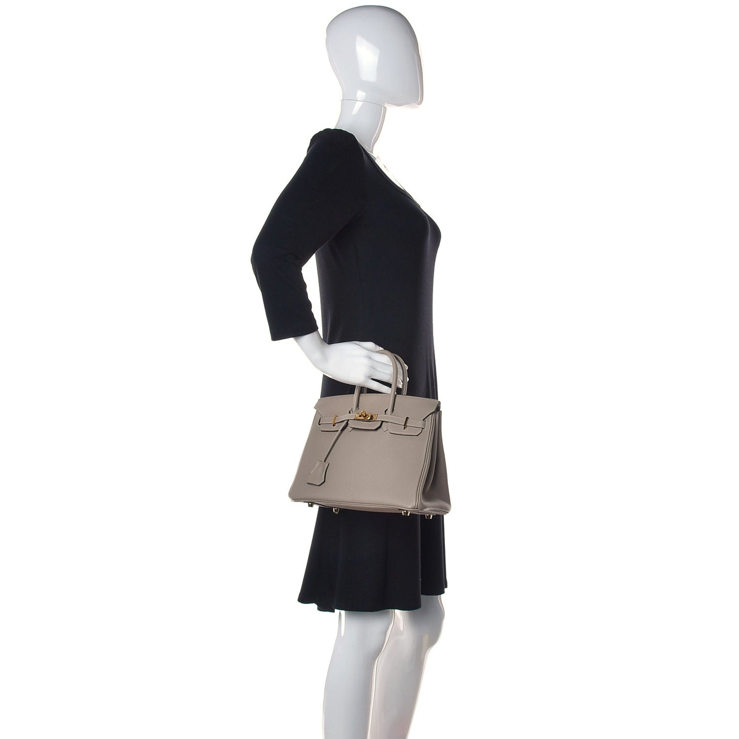 Togo Birkin 25 Gris Tourterelle