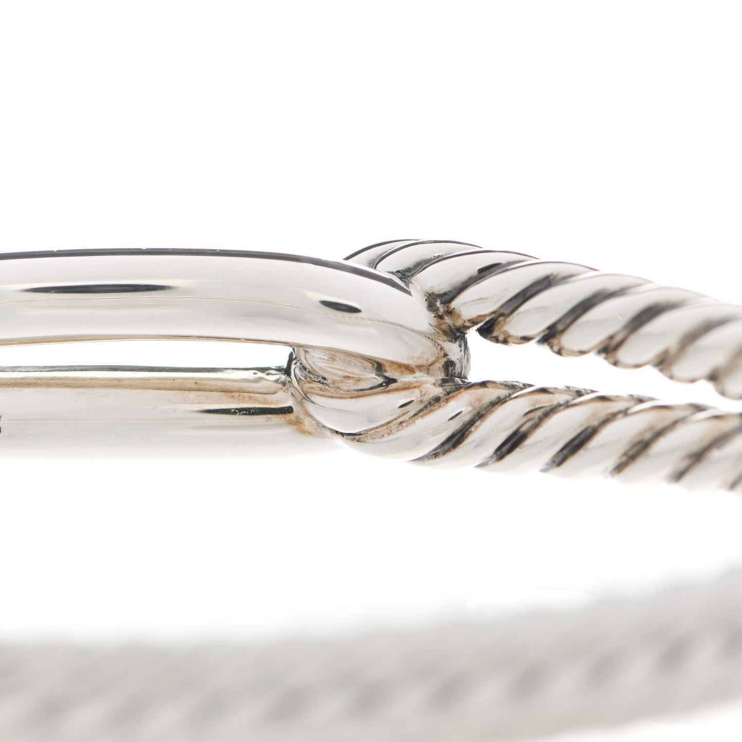 Sterling Silver 10mm Single Loop Labyrinth Bracelet