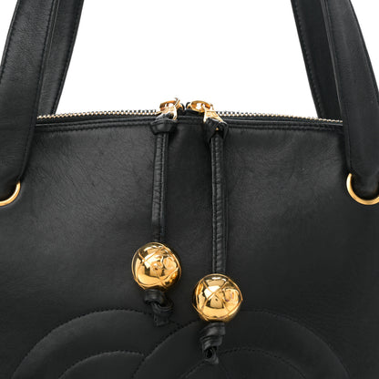 Chanel Lambskin CC Shoulder Bag Black 8 of 10