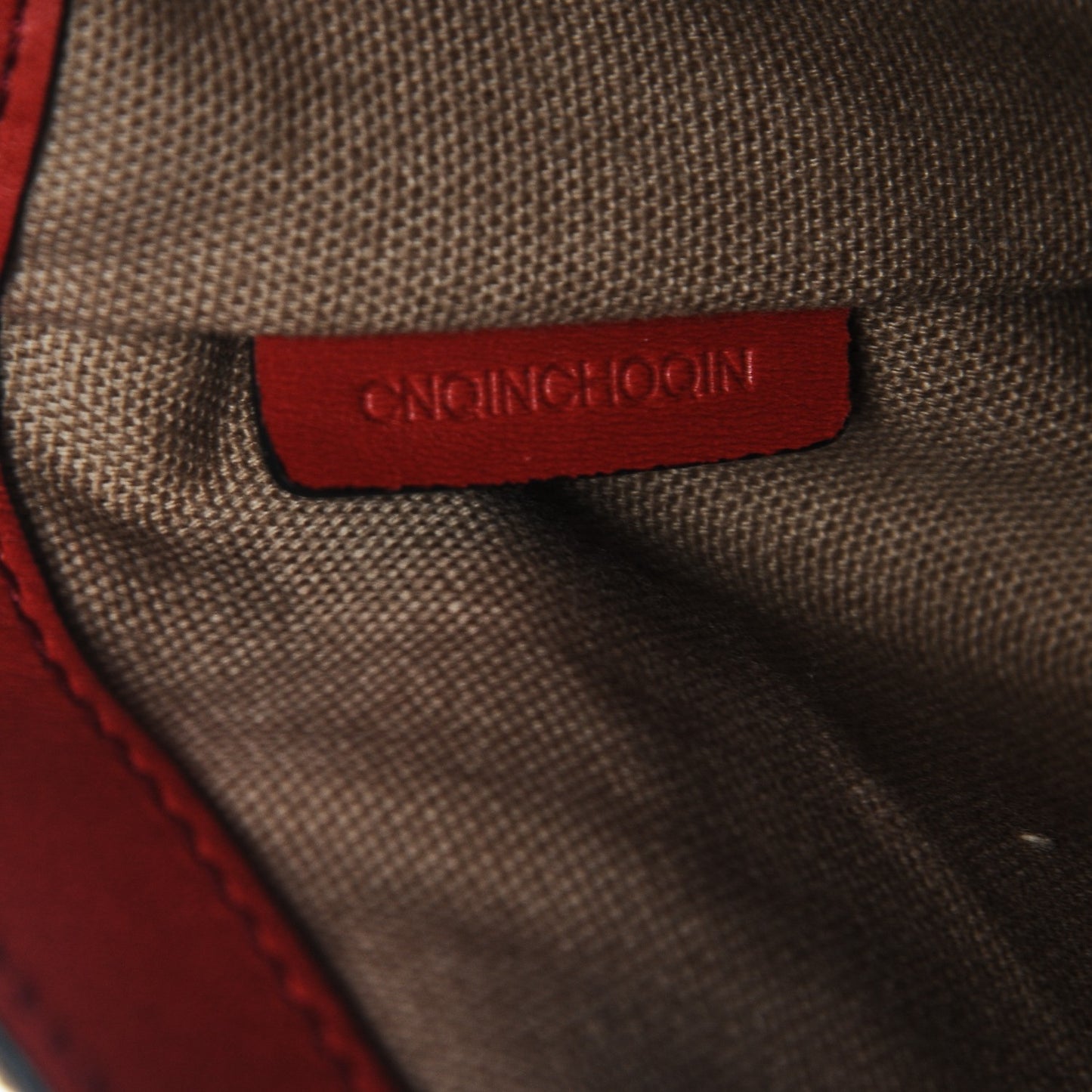 Canvas House Check Small Henham Crossbody Red