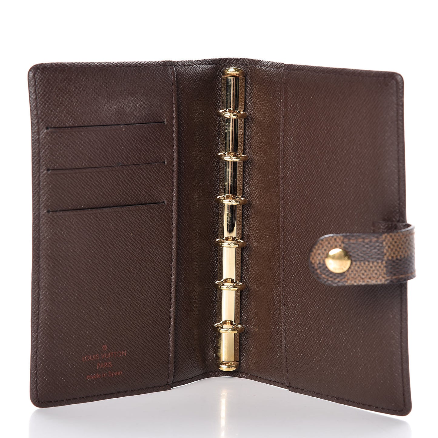 Damier Ebene Small Ring Agenda Cover