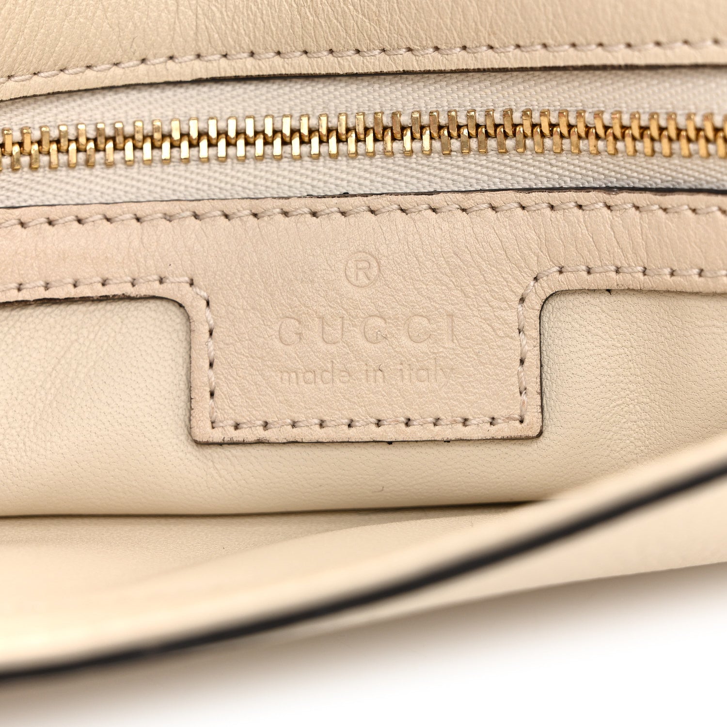 Gucci Roxy Calfskin Blondie Chain Shoulder Flap Bag Mystic White 6 of 13