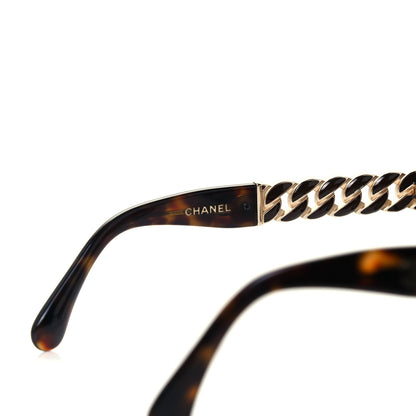 Chanel Acetate Metal Chain Square Sunglasses 5305 Brown 5 of 6