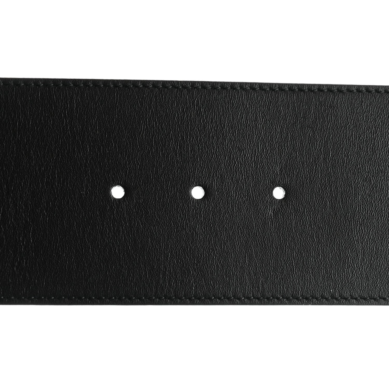 Gucci Moon Calfskin Pearl Double G 70mm Belt 85/34 Black Cream 5 of 6