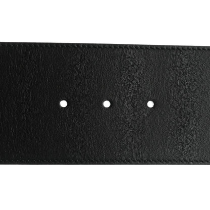 Gucci Moon Calfskin Pearl Double G 70mm Belt 85/34 Black Cream 5 of 6