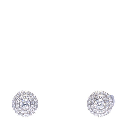 Tiffany Platinum Diamond .60ctw Soleste Earrings 1 of 6