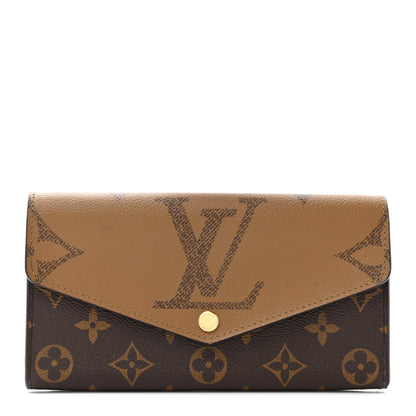 Louis Vuitton Reverse Monogram Giant Sarah Wallet 1 of 9