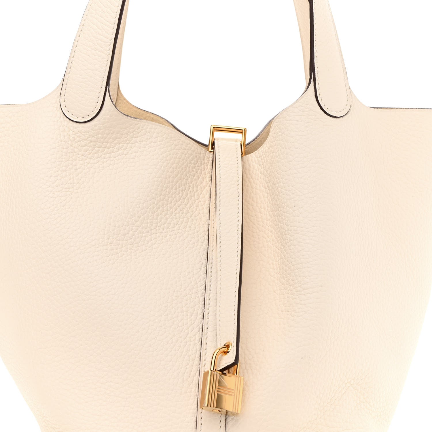 Hermes Taurillon Clemence Picotin Lock 22 MM Nata 8 of 11