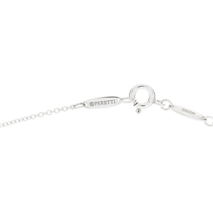 Tiffany Sterling Silver 11mm Elsa Peretti Open Heart Pendant Necklace 4 of 9