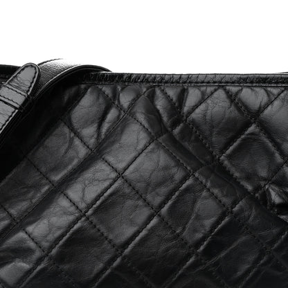 Chanel Aged Calfskin Quilted Large Gabrielle Hobo Black 8 of 10