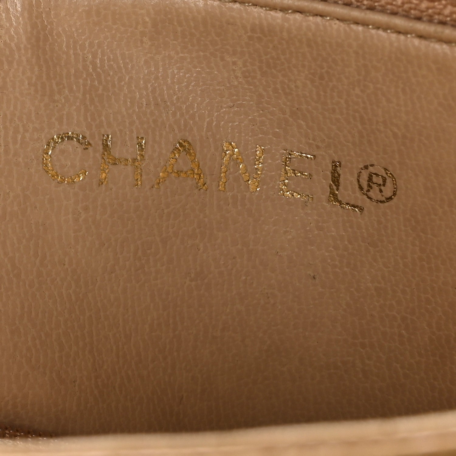 Chanel Caviar CC Shoulder Bag Beige 6 of 13