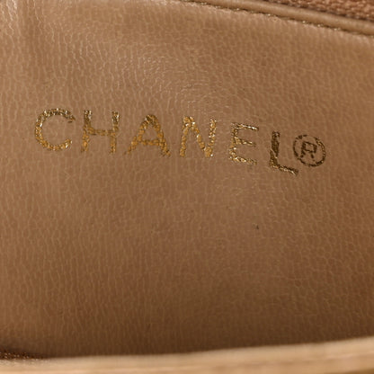 Chanel Caviar CC Shoulder Bag Beige 6 of 13