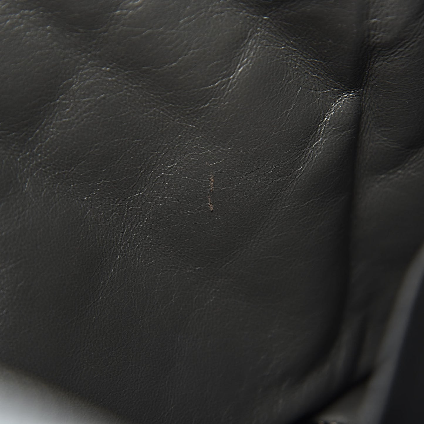 Aged Calfskin Quilted Large Reissue Camera Case Grey