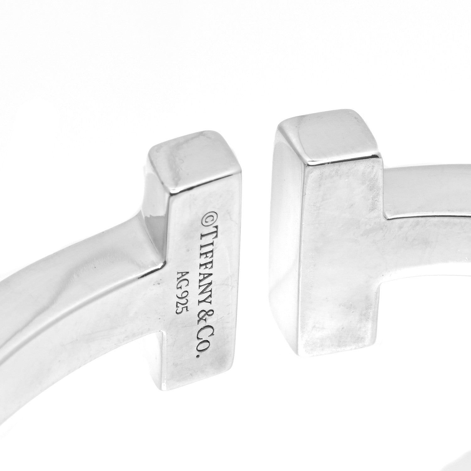 Tiffany Sterling Silver T Square Bracelet 3 of 3