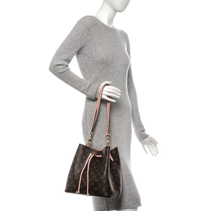 Louis Vuitton Monogram Neonoe MM Rose Poudre 2 of 7