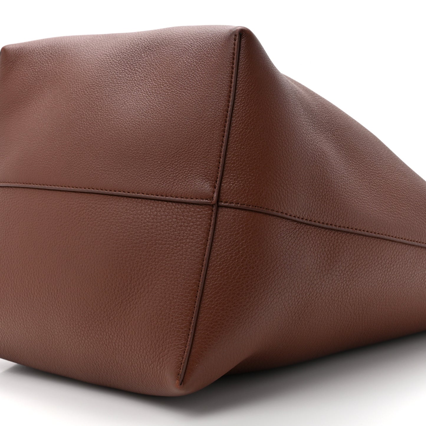 Calfskin Large N/S Park Tote Burnt Wood