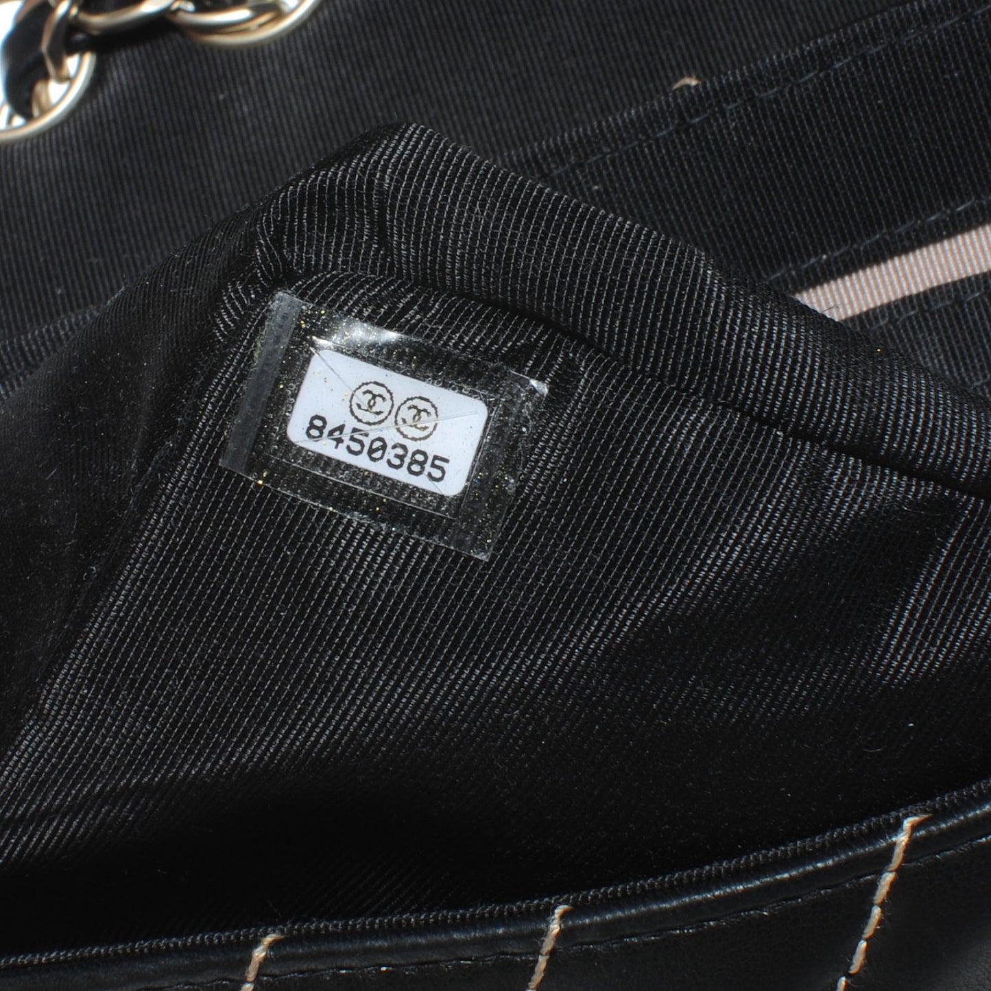 Lambskin Small Single Flap Bag Black and Blush