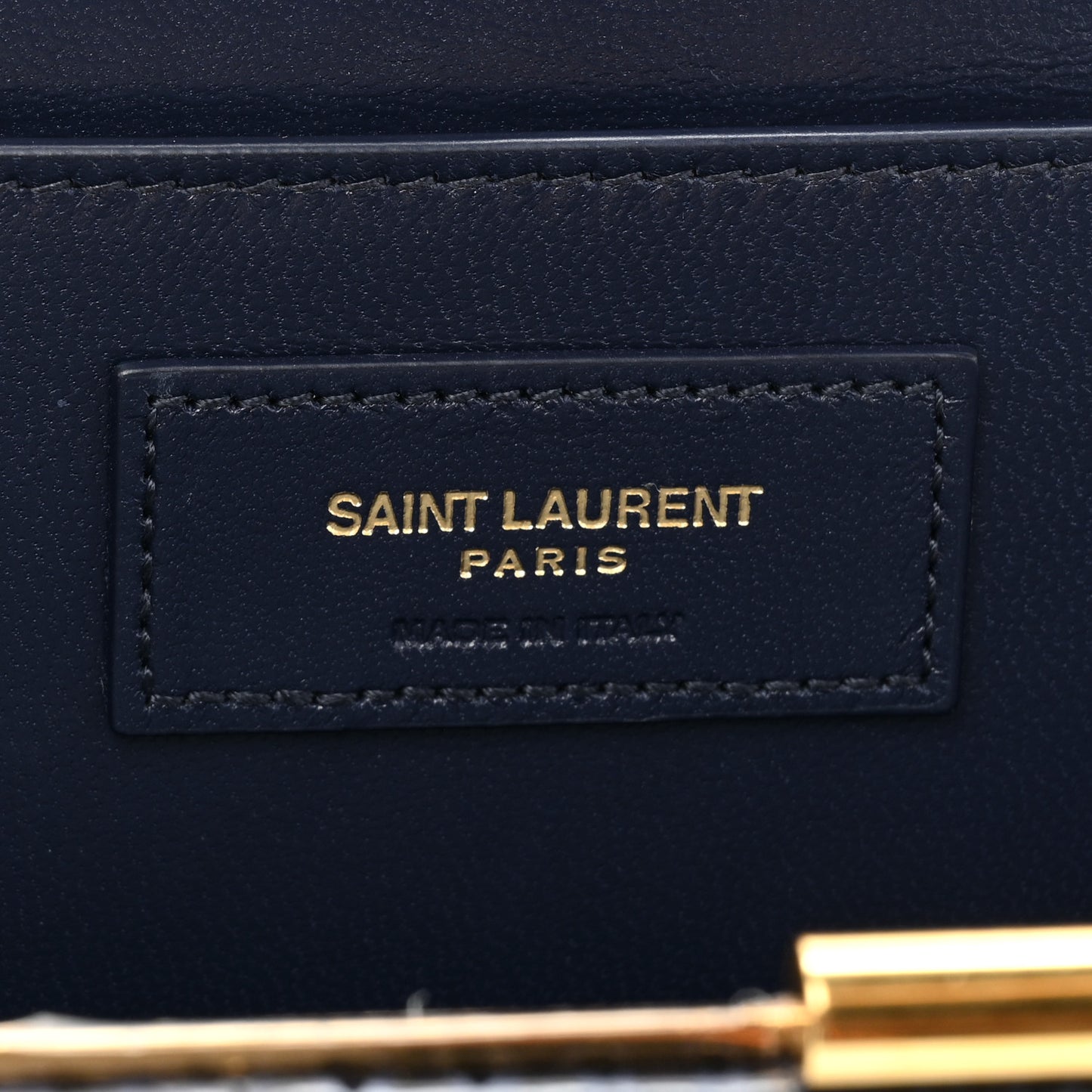 Snakeskin Midnight Clutch Black