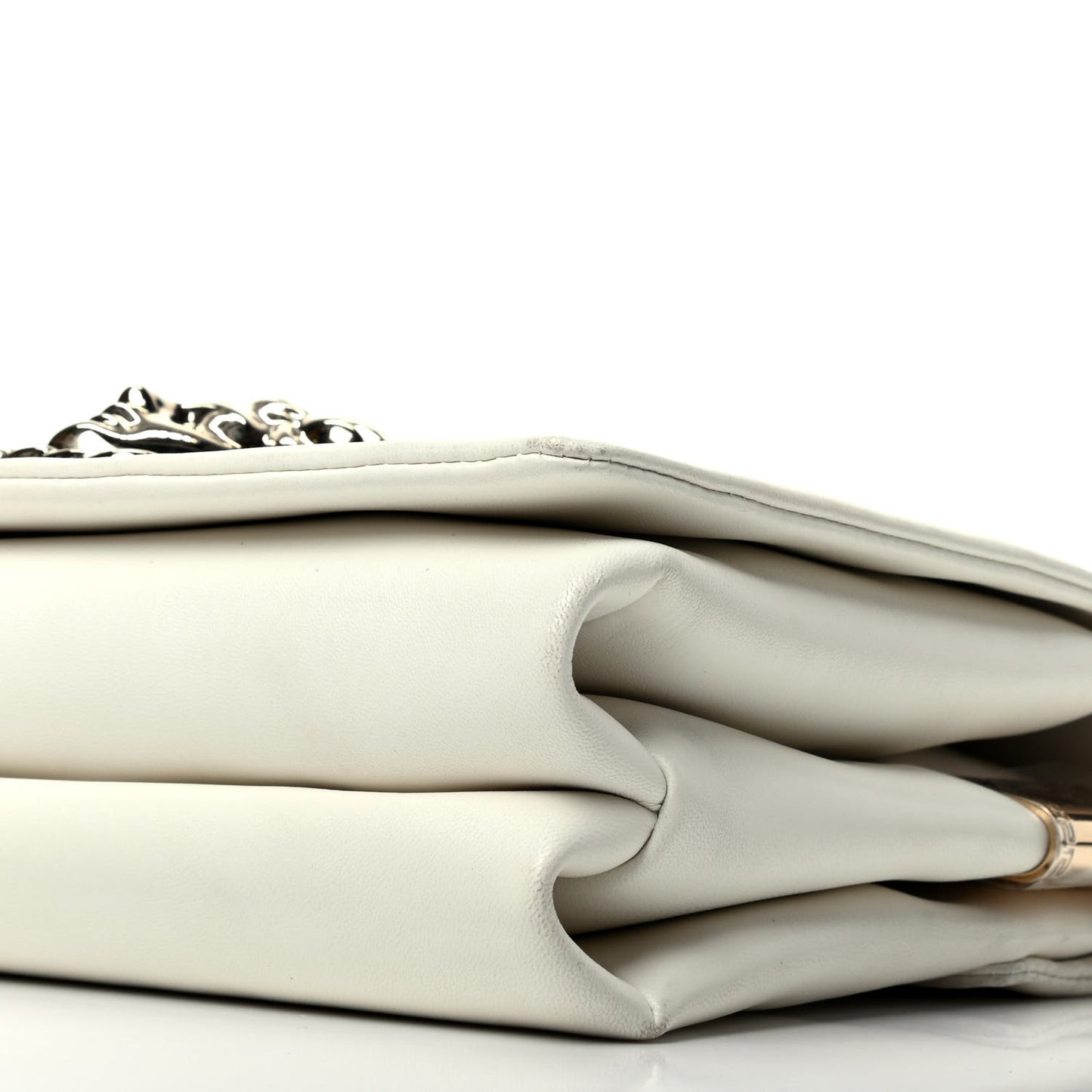 Nappa Palazzo Sultan Shoulder Bag White