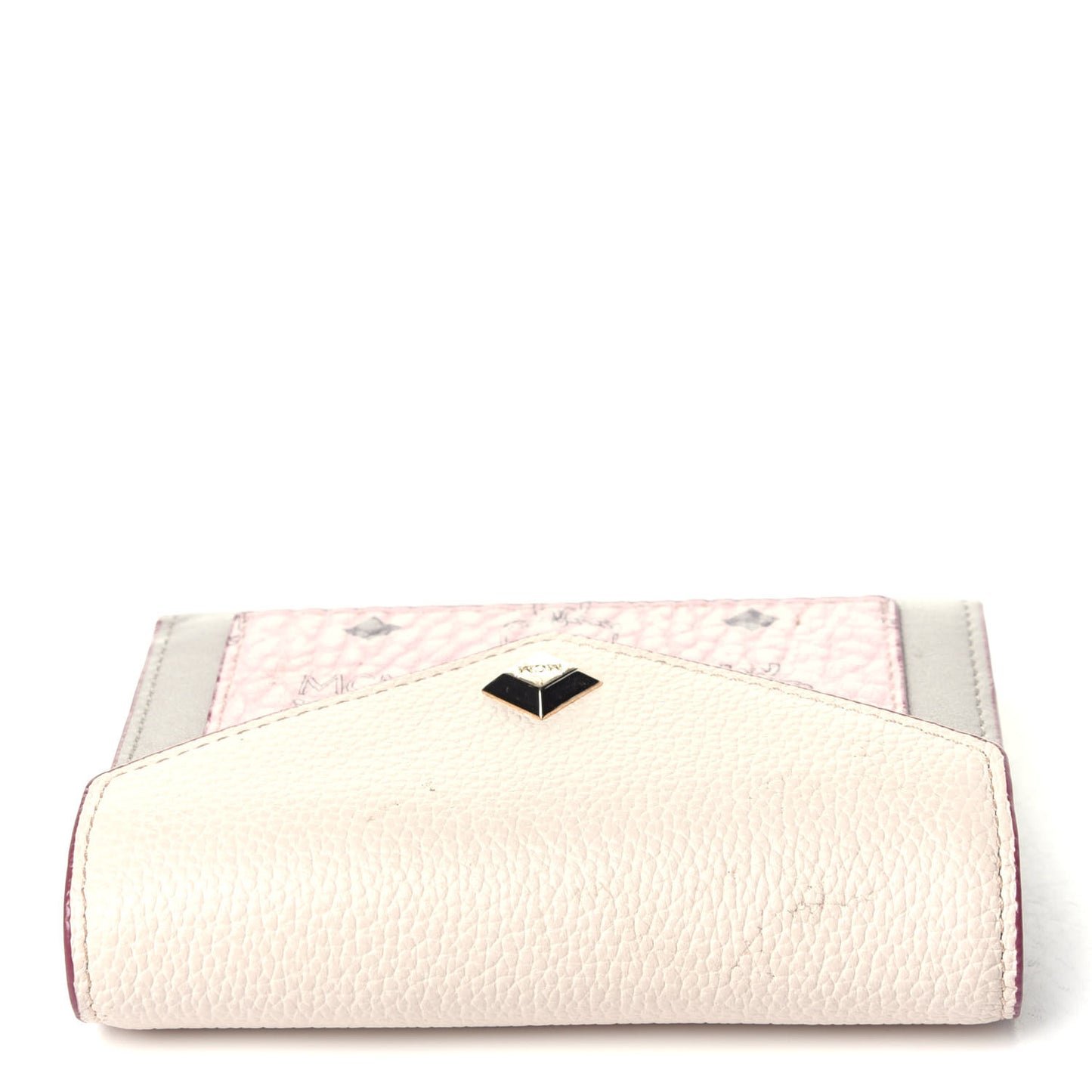 Visetos Mini Love Letter Flap Wallet Pink Beige