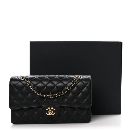 Chanel Caviar Quilted Medium Double Flap Black 10 of 10