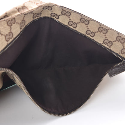Gucci Monogram Web Belt Bag Dark Brown 5 of 12