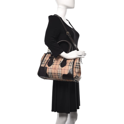 Burberry Haymarket Check Small Gladstone Chocolate 2 of 13
