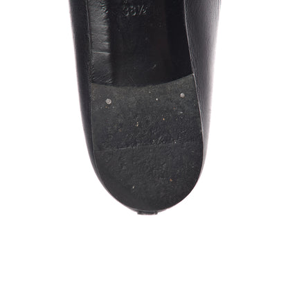 Chanel Lambskin Patent CC Cap Toe Ballerina Flats 38.5 Black 12 of 20