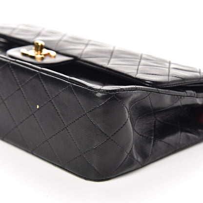 Chanel Lambskin Quilted Medium Double Flap Black 13 of 13