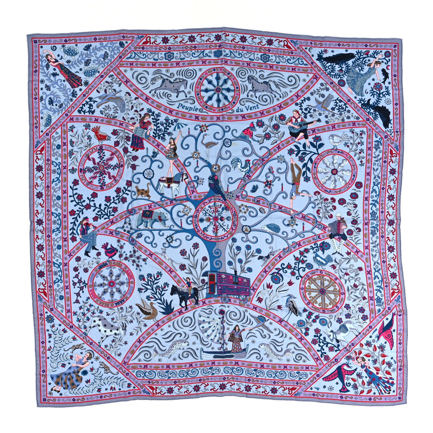 Cashmere Silk Peuple Du Vent Shawl 140