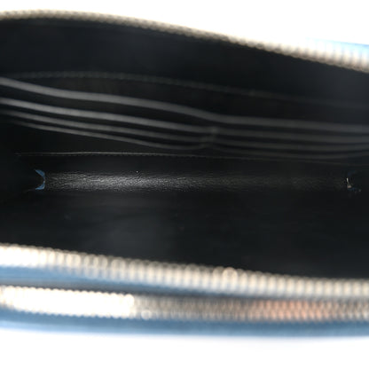 Prada Saffiano Travel Double Zip Crossbody Belt Bag Cobalto 5 of 10