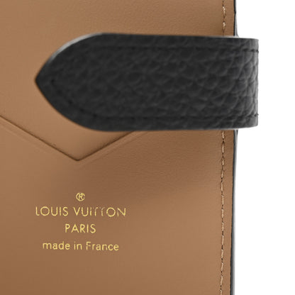 Louis Vuitton Taurillon Capucines Vertical Compact Wallet Black 6 of 7