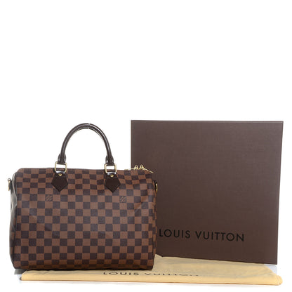 Louis Vuitton Damier Ebene Speedy Bandouliere 30 5 of 9
