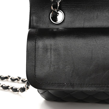 Chanel Lambskin Quilted Medium Double Flap Black 13 of 21