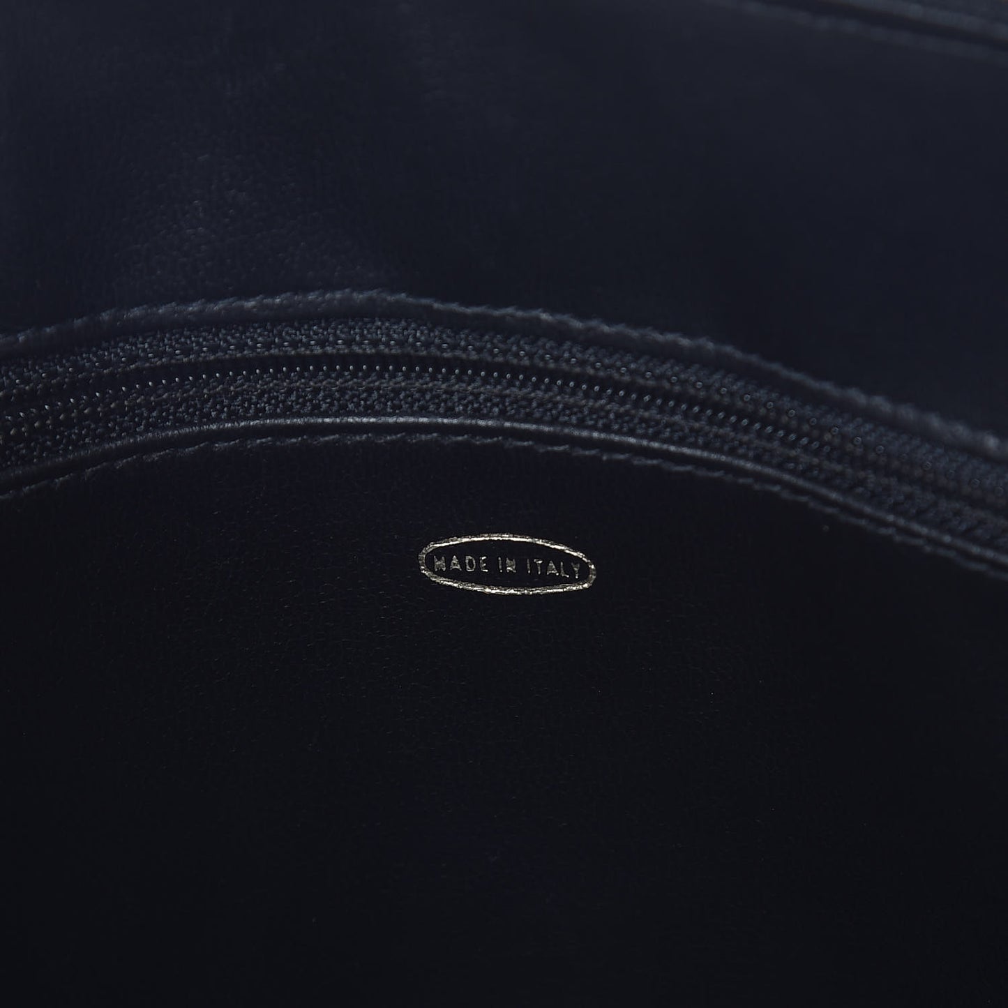 Lambskin Quilted Shopping Tote Black