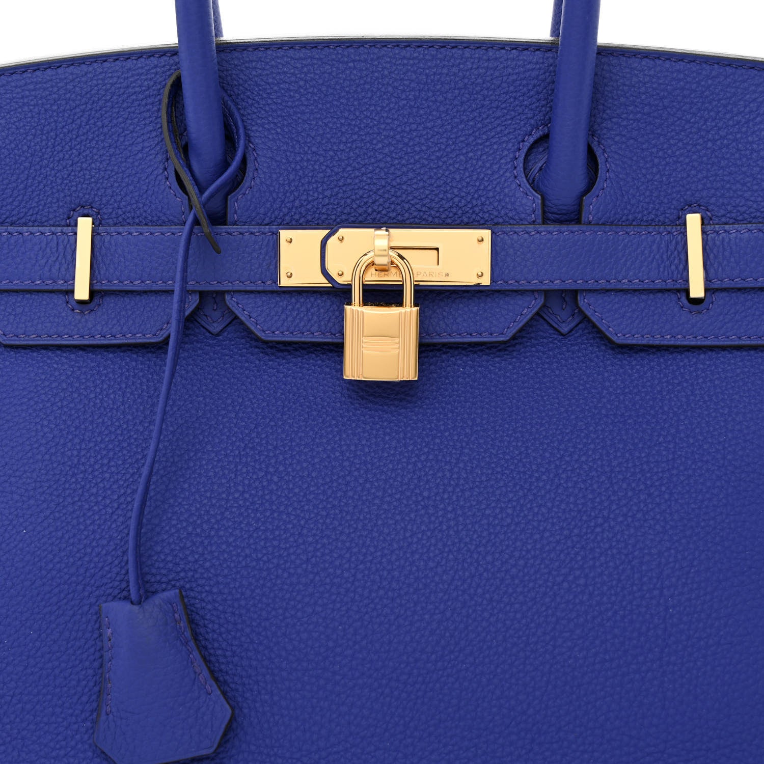 Hermes Togo Birkin 30 Bleu Electrique 8 of 11