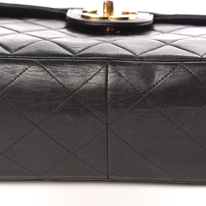 Chanel Lambskin Quilted Jumbo Single Flap Black 16 of 18