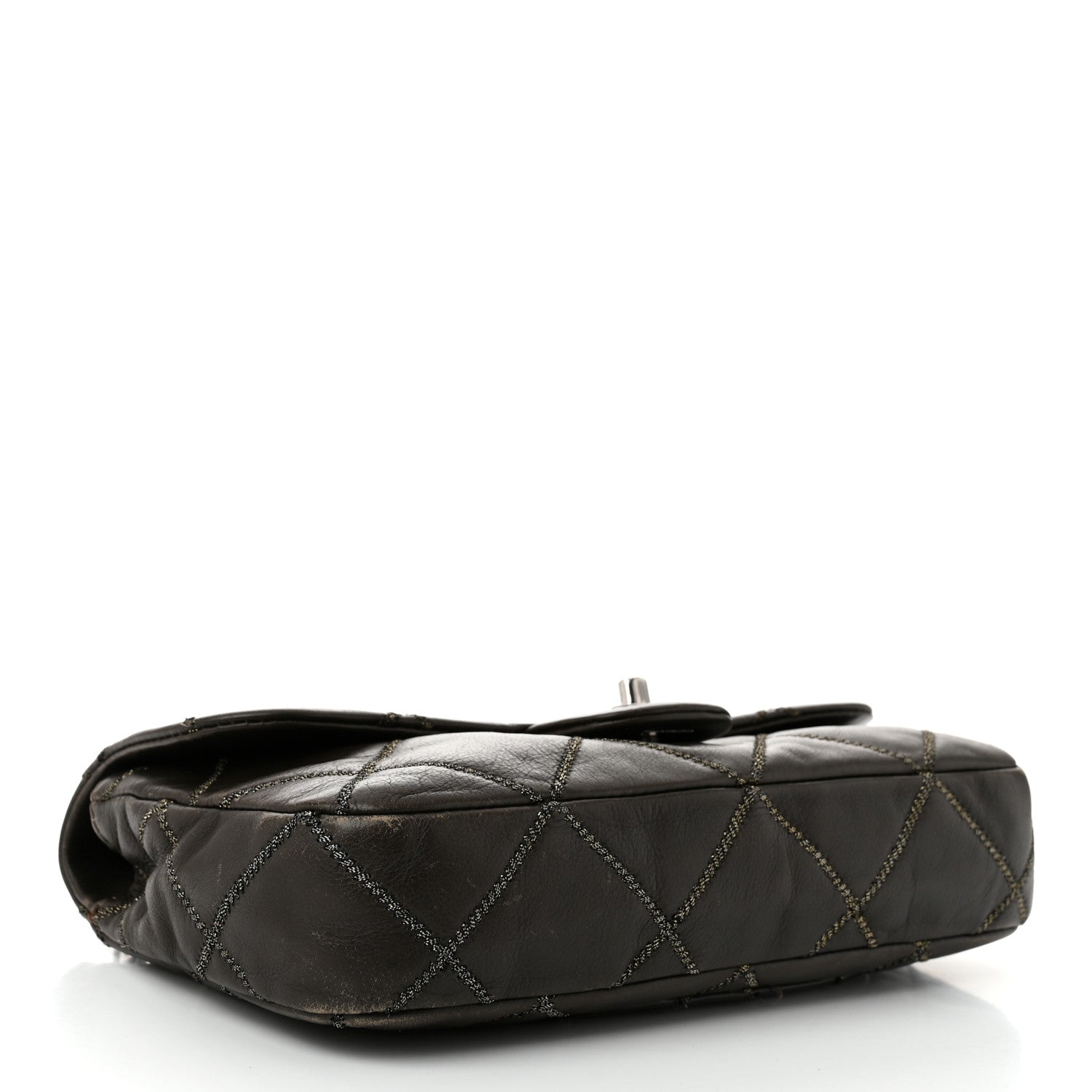 Chanel Calfskin Stitch Small Flap Dark Brown 4 of 12